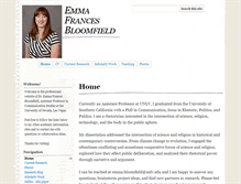 Tablet Screenshot of emma-frances-bloomfield.com